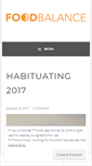 Mobile Screenshot of findyourfoodbalance.com